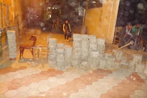 توريد وتركيب بلاط بشوارع الحي