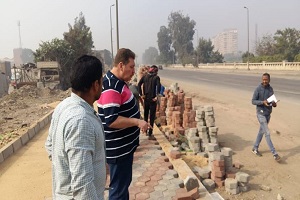 متابعه تنفيذالمشروعات المموله من المنحه الفرنسيه  