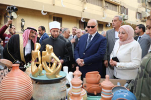 محافظ القاهرة يفتتح أعمال تطوير شارع الأشراف