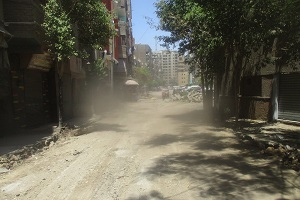 رفع كفاءة الطرق و تطوير الشوارع بالحي  
