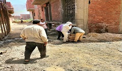 حملة لايقاف أعمال بناء مخالف بمنطقة الملاءة بالحي