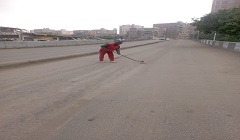 متابعة اعمال النظافة بالمنطقة الجنوبيةأ