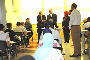 وزير التعليم ومحافظ القاهرة يتفقدان إمتحانات شهادة الثانوية العامة داخل مستشفى سرطان الأطفال 57357