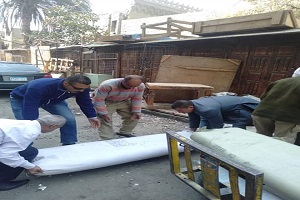 رفع إشغالات بنطاق الحي