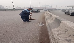 رفع كفاءة كوبري اكتوبر