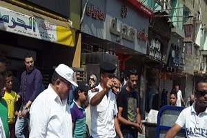 حملة لرفع الإشغالات بحي طره