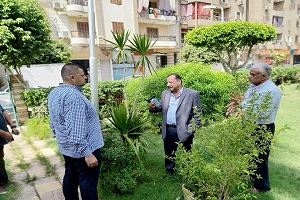 متابعة الاعمال اليومية بالحي 