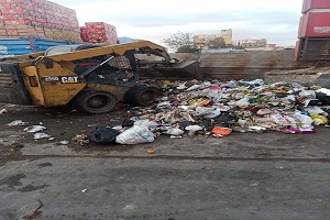 تكثيف الجهود المبذولة في اعمال النظافة 