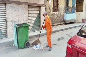 متابعة الاعمال اليومية بالحي 