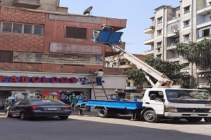 متابعة الاعمال اليومية بالحي 