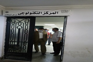 متابعة سير انتظام العمل والتأكد من إتخاذ كافة الإجراءات الاحترازية