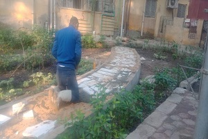 متابعة الاعمال اليومية بالحي 