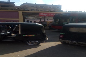 حملة لرفع الاشغالات بجوار محطة المرج المؤقتة