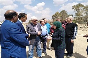 نائب محافظ القاهرة تتفقد الأعمال الإنشائية بسوق التونسي