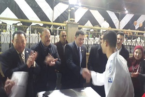 نائب محافظ المنطقة الشمالية يكرم ابطال الرياضة