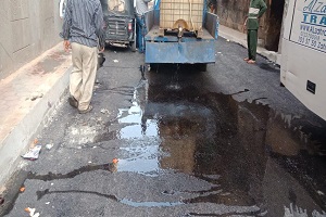 متابعة الاعمال اليومية بالحي 