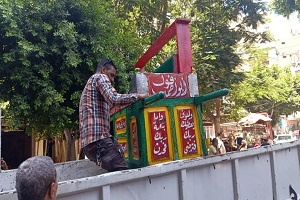 حملة مكبرة لإزالة الإشغالات والباعة الجائلين