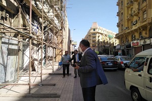 متابعة أعمال تطوير القاهرة الخديوية 