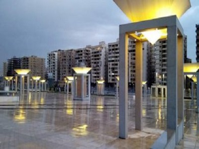 استقبال متحف الحضارة لتمثال ضخم للملك مرنبتاح والمعبودة حتحور