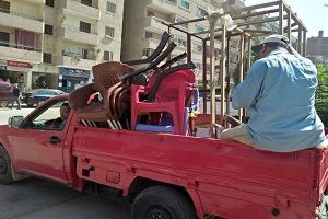 حملات مكبره لرفع الإشغالات بالحي