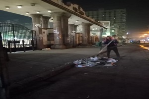 تكثيف حملات النظافة والتجميل بمختلف شوارع الحي