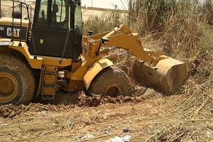 رفع كفاءة مستوى النظافه في بعض شوارع الحي