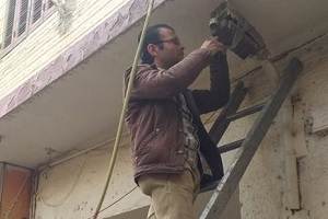 الاهتمام بانارة شوارع حي روض الفرج