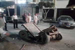 ضبط ومصادرة عربات الكارو بشوارع الحي