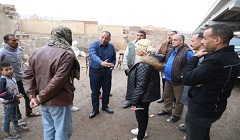 جولة تفقدية لرئيس هيئة نظافة القاهرة بأسفل كوبري الحضارات بمصر القديمه