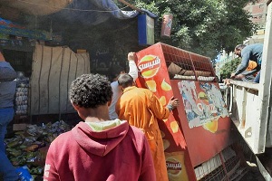 حملة مكبرة لرفع جميع الإشغالات وإزالة مخالفات المحال التجارية 