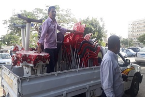 حملة إزالة للمخالفات والأشغالات 