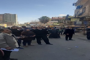 حملات لرفع الإشغالات بحي دار السلام