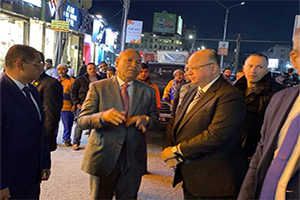 محافظ القاهرة يشرف على الأجهزة التنفيذية في حملة رفع الاشغالات بحي مصر الجديدة