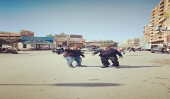 حملات لرفع الاشغالات وفرض حالة الانضباط ببعض شوارع الحي