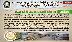 حقيقة إلغاء الدعم التمويني على عدد من السلع الأساسية خلال شهر أكتوبر 