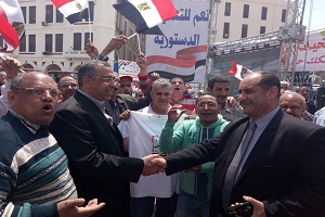 جولة مرورية للسيد رئيس الحي لمتابعة سير الإستفتاء الدستوري