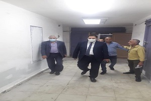 متابعة أعمال تجهيز وتجديد المقر الجديد بمبنى مجمع الأحياء