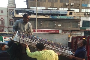 حملة مكبرة لرفع الاشغالات بالحي