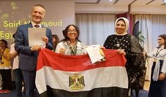فوز طالبة مصرية في التصفيات النهائية للأولمبياد الدولية بتعليم القاهرة