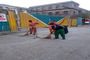 حملة نظافة و تجريد بشارع رمسيس