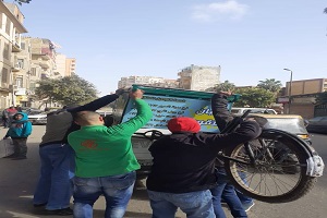 متابعة الاعمال اليومية بالحي 