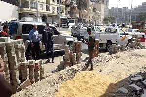 متابعة الاعمال اليومية بالحي 