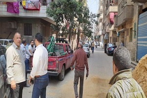 حملة مكبرة لإيقاف إعمال بناء مخالف بحي الزيتون
