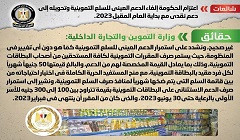 حقيقة اعتزام الحكومة إلغاء الدعم العيني للسلع التموينية وتحويله إلى دعم نقدي