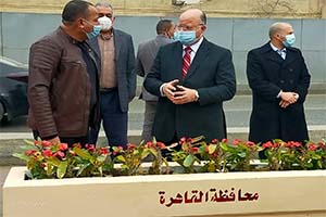 محافظ القاهرة يتفقد أعمال تطوير محور العروبة