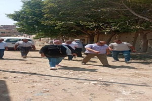 حملة تفقديه لأعمال تطوير الصرف الصحي والرصف