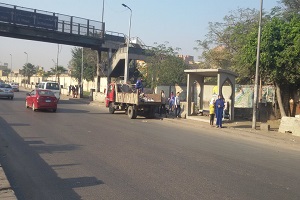 نظافة منطقة التكاسي بالحي