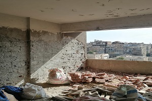 ايقاف أعمال مخالفة بشارع طه حسين