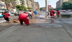 حملات لرفع كفاءة مستوى النظافة بحي السيدة زينب ودار السلام