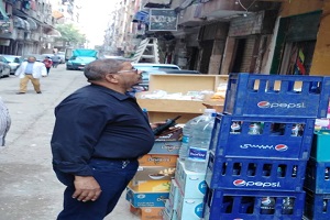 رفع الحواجز الحديديه والاسمنتيه من بعض شوارع عين شمس 